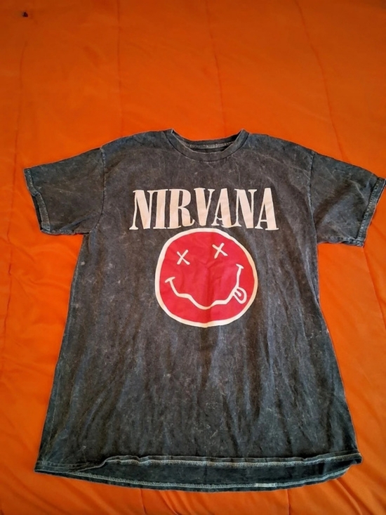 NIRVANA Other - Nirvana Live '93 Tour Graphic T-Shirt Stonewashed 100% Cotton Size L